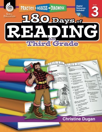 180 Days of Reading: Grade 3 - Daily Reading Workbook for Classroom and Home, Reading Comprehension and Phonics Practice, School Level Activities Created by Teachers to Master Challenging Concepts